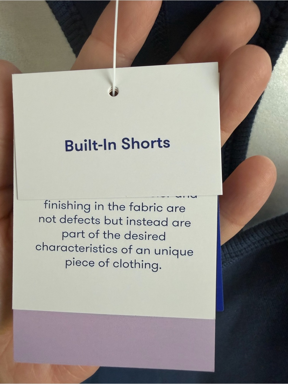 JoyLab Navy Racerback Tank Dress - Picture 4 of 6